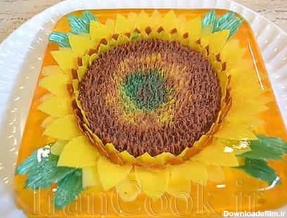 آموزش ژله تزریقی مدل گل آفتابگردان