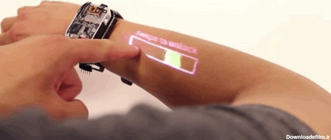 این ساعت هوشمند پوست دستتان را به صفحه لمسی تبدیل می‌کند! + عکس ...