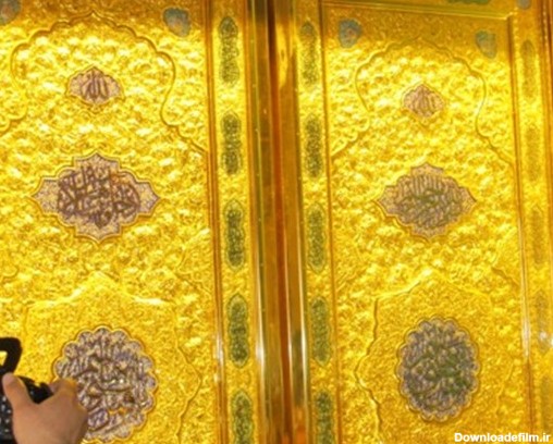 زیباترین عکس های مراسم رونمایی درب حرم حضرت عباس(ع) ساوه