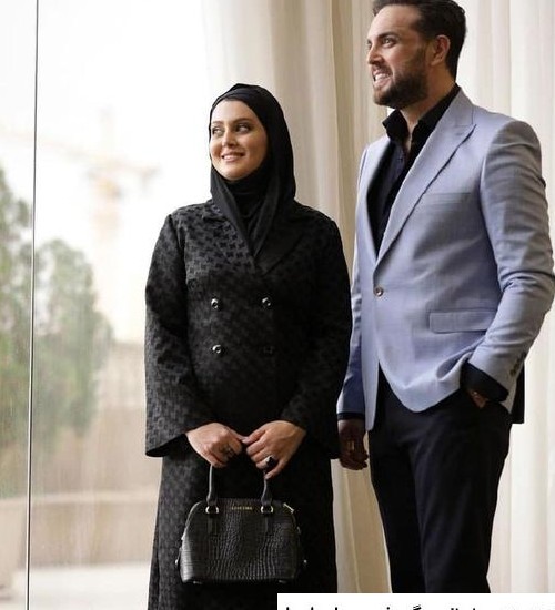 عکس یاسمن شاه حسینی و همسرش به روز