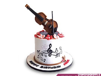 کیک تولد موسیقی - کیک به یاد یاحقی | کیک آف
