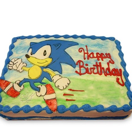 انواع کیک تولد پسرانه - کیک کارتونی - کیک سونیک ۱ | کیک آف