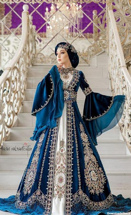 مدل لباس محلی ترکی زیبا ساده مجلسی با طرح های بسیار شیک