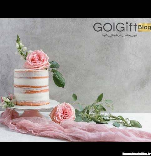 تزیین کیک با گل طبیعی | گل گیفت
