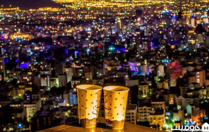 بام تهران شب