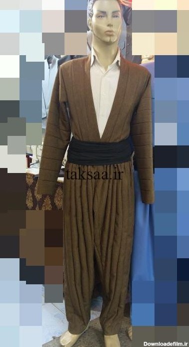 لباس کردی مردانه مدل مَرَز کد ۱۳۴۳