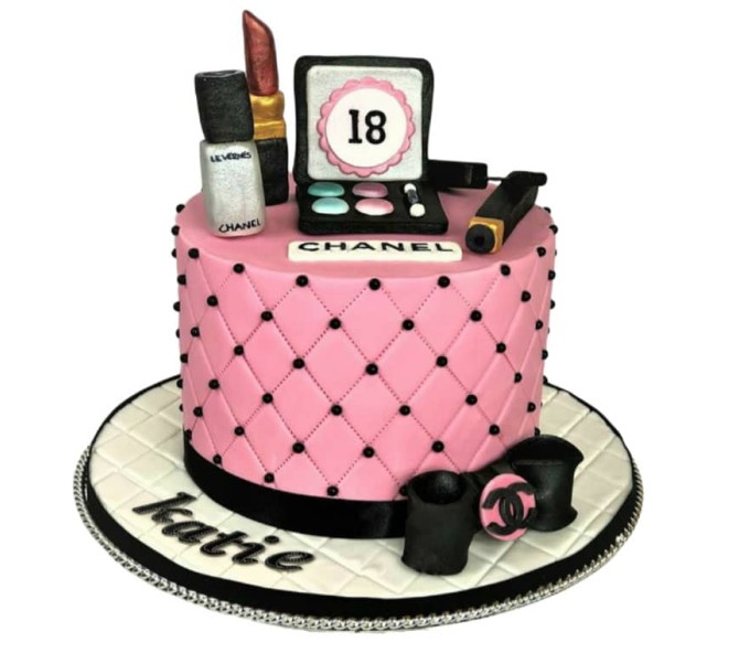 کیک لوازم آرایش - خرید کیک تولد در تهران - کیک تولد دخترانه - خرید ...