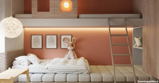اتاق خواب کودک با ایجاد یک فضای دنج