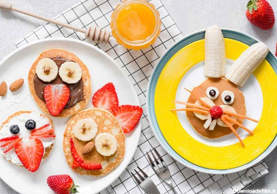 تزیین صبحانه کودک برای مدرسه مقوی و خوشمزه ساده با تخمه مرغ