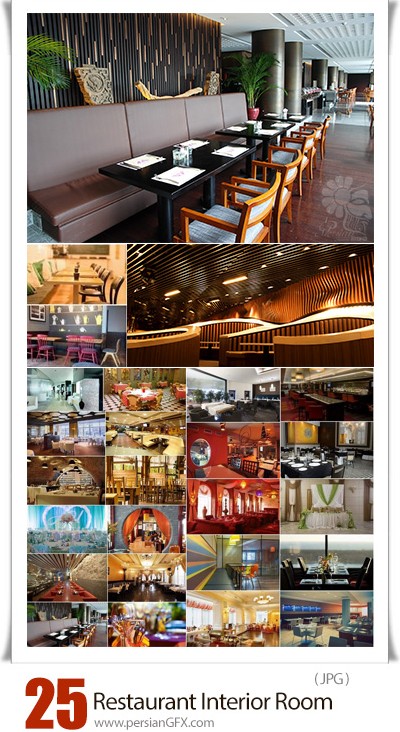 دانلود 25 عکس با کیفیت طراحی داخلی رستوران و چیدمان میز و ...