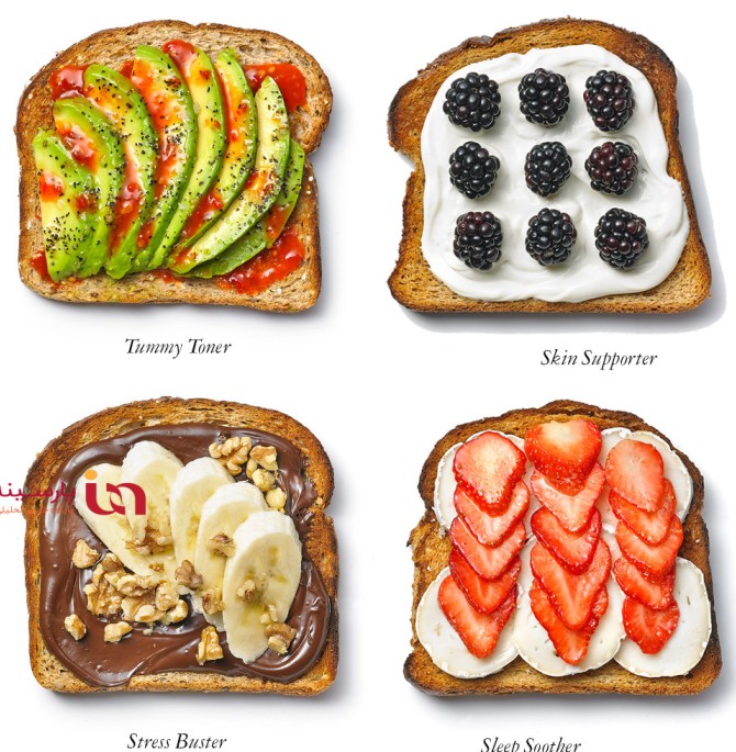 ایده های صبحانه‌ای زیبا و ساده با نان تست+غکس