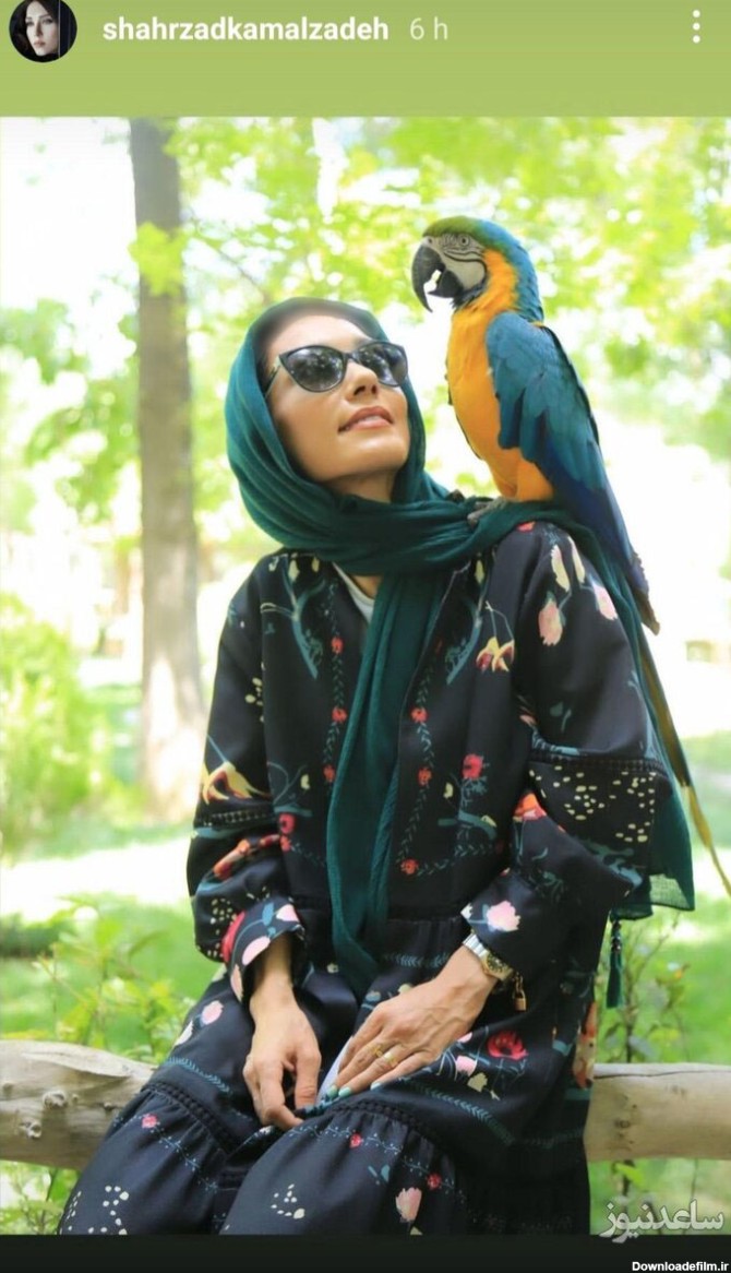 همزیستی خانم بازیگر ایرانی با یک حیوان خانگی عجیب ! + با این عکس ...