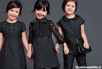 زیبا ترین مدل های لباس مشکی برای دختربچه ها