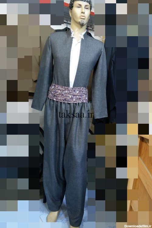 لباس مردانه کردی مدل نچیروانی ۲ کد ۱۳۴۱