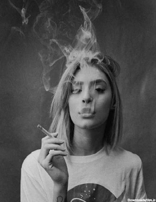 عکس پروفایل دخترونه لاتی با سیگار