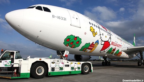 PHOTOS] First Hello Kitty Jet To Fly Into LA This Month!