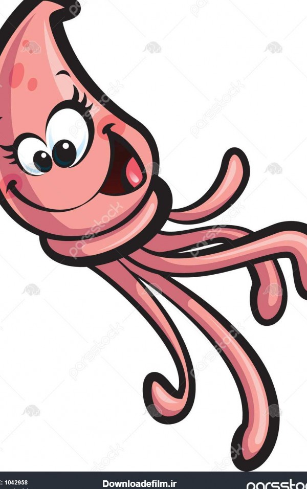 عکس کارتونی ماهی مرکب