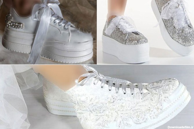 ۴۰ مدل کفش اسپرت عروس جدید ۱۴۰۲ ؛ زیباترین کفش هایی که در ...