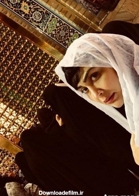 عکس باحجاب و متفاوت مریم معصومی در حرم امام رضا
