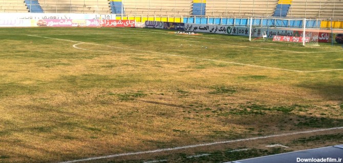 وضعیت نامساعد زمین چمن ورزشگاه تختی جم+عکس | خبرگزاری فارس