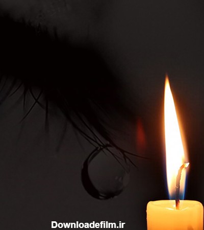 عکس شمع سیاه