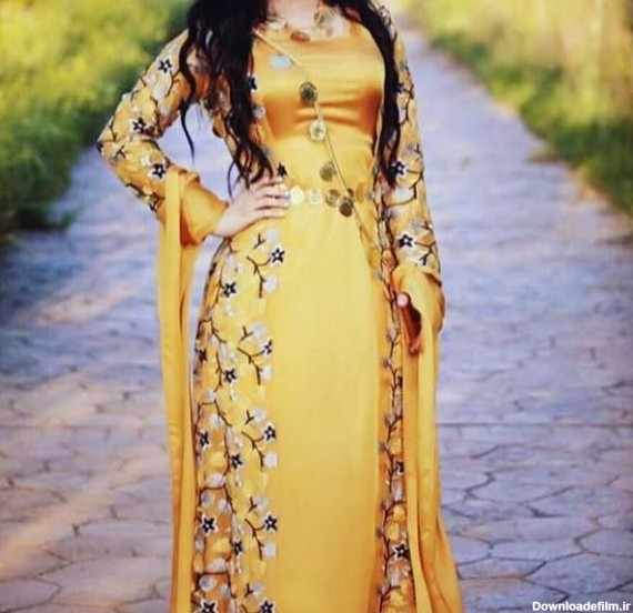 مدل لباس کردی جدید در اینستا مخصوص کرمانشاه و کردستان بسیار زیبا