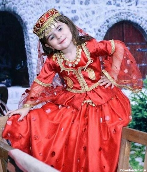 عکس لباس محلی ترکی دخترانه