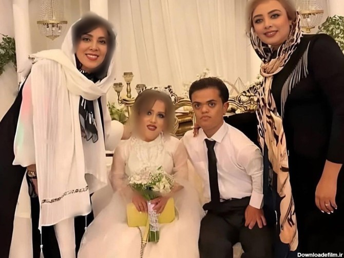 عکس کوتاه قدترین عروس و داماد ایرانی ! / جنجال میهمان ویژه عروس و ...