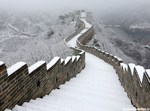 دیوار چین سفیدپوش شد+تصاویر | خبرگزاری فارس