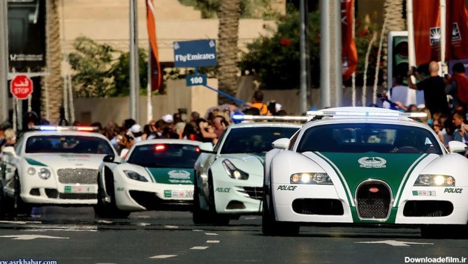 بهترین ماشین های جهان در پلیس دبی (+عکس و فیلم)