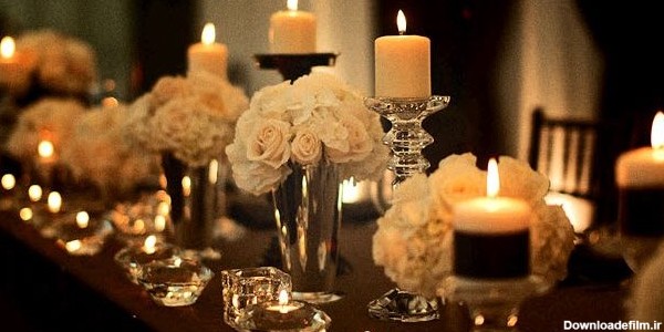 عکس های عاشقانه گل و شمع برای پروفایل
