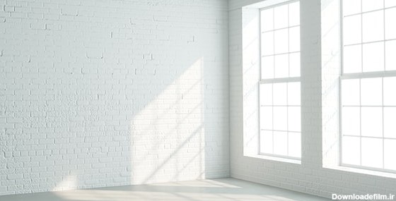 تصویر اتاق خالی سفید با پنجره نورگیر | فری پیک ایرانی | پیک فری ...