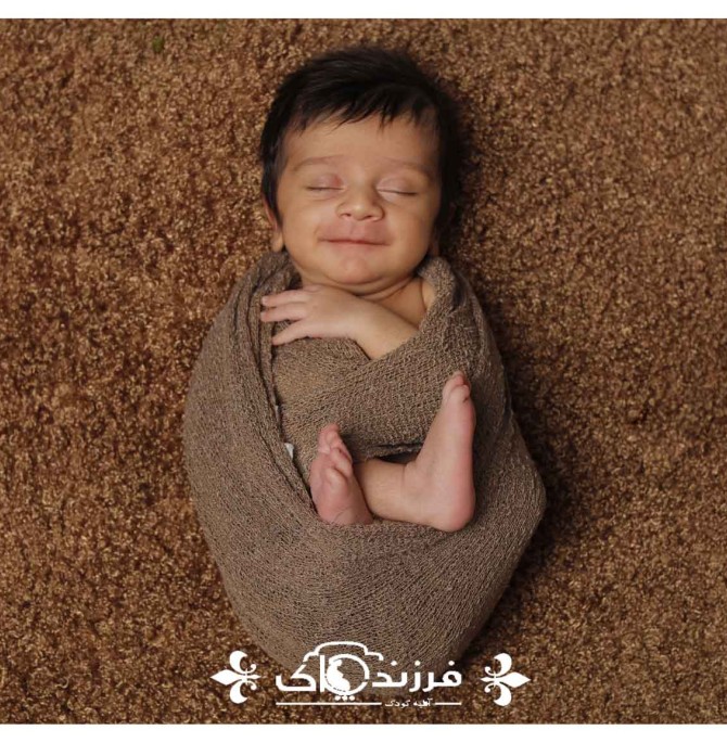 عکس زیباترین نوزاد پسر ایرانی