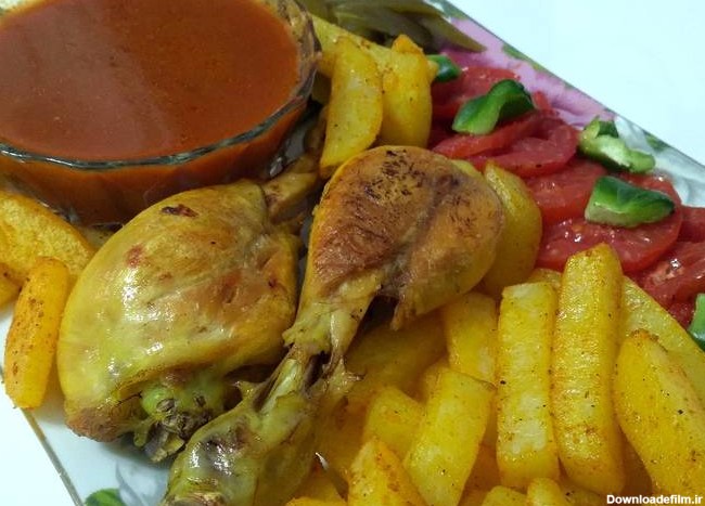طرز تهیه مرغ و سیب زمینی سرخ کرده ساده و خوشمزه توسط Fateme - کوکپد