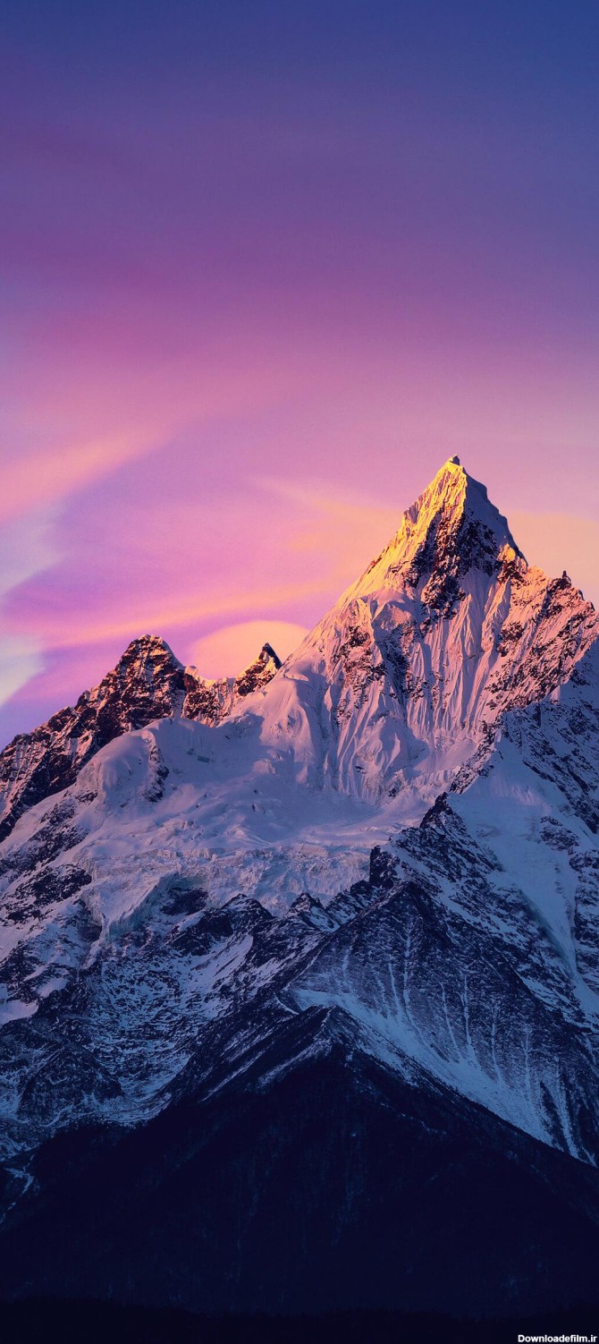 عکس زمینه اصلی شیائومی ردمی نوت 9 قله های برفی پس زمینه | والپیپر گرام
