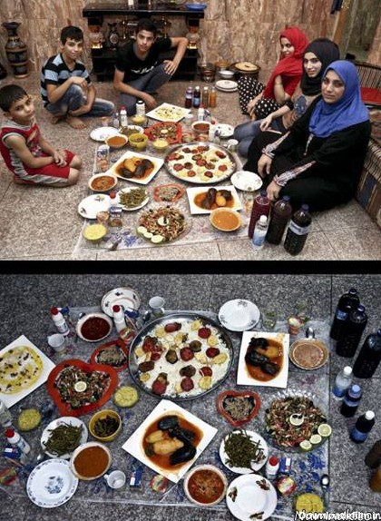 تنوع سفره های افطاری مسلمانان سراسر جهان + عکس