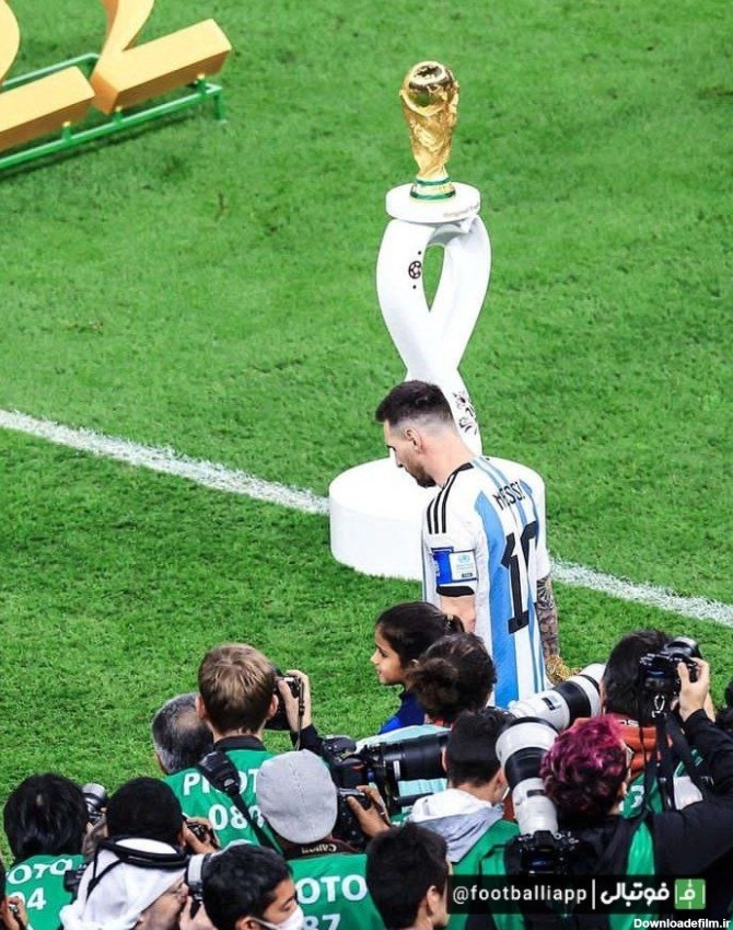 اولین تصویر از لیونل مسی و جام قهرمانی | فوتبالی
