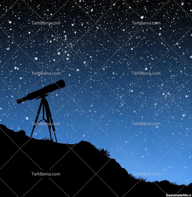 تصویر با کیفیت تلسکوپ در شب