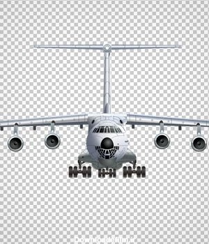تصویر هواپیمای باربری چهار موتوره ، دانلود بصورت فایل دوربری شده بدون بکگرند