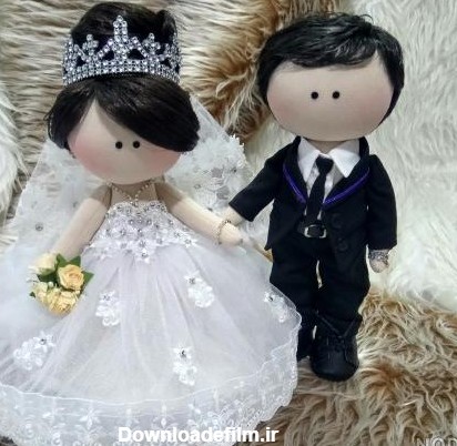 عکس عروسک عروس و داماد ۱۴۰۰ - عکس نودی