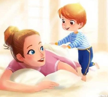 عکس پروفایل مادر و فرزند کارتونی - عکس نودی
