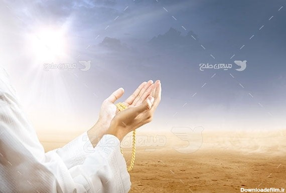 عکس تبلیغاتی حجاب و ارتباط با خدا