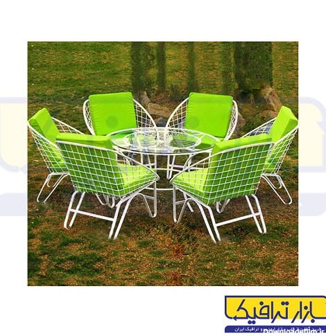 میز و صندلی فلزی حیاط - بازار ترافیک