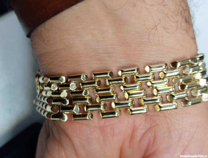 دستبند طلا ۱۸عیار مدل روبرتو کانالی