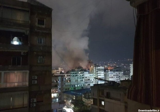 ببینید | فیلم جدید از حمله پهپادی اسرائیل به دفتر حماس در ضاحیه در جنوب بیروت
