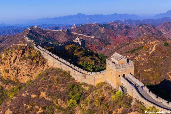 36 عکس هوایی شگفت انگیز از دیوار چین