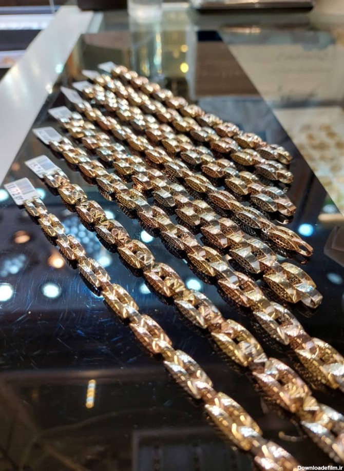 دستبند طلا ۱۸عیار مدل رولکس پرو