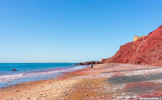 ساحل سرخ هرمز کجاست؟ یک ساحل خوراکی در خطر انقراض! | جاباما