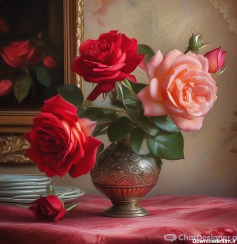 عکس گل رز زیبا و خاص برای پروفایل