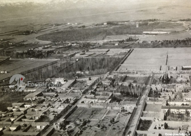 تصاویر هوایی از تهران در ۹۰ سال پیش - تابناک | TABNAK